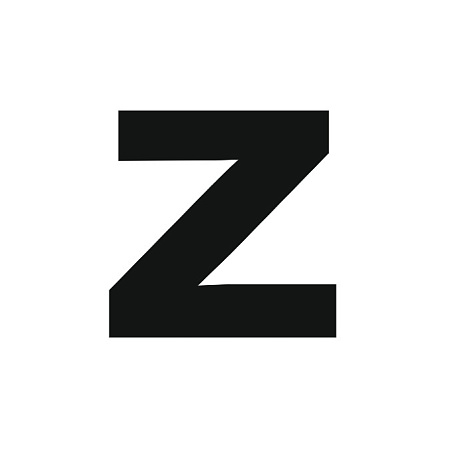 Наклейка Z / Знак Z / наклейка на машину / наклейка на стекло / стикер на авто / цвет черный / размер 15 х 15 см 1 штука